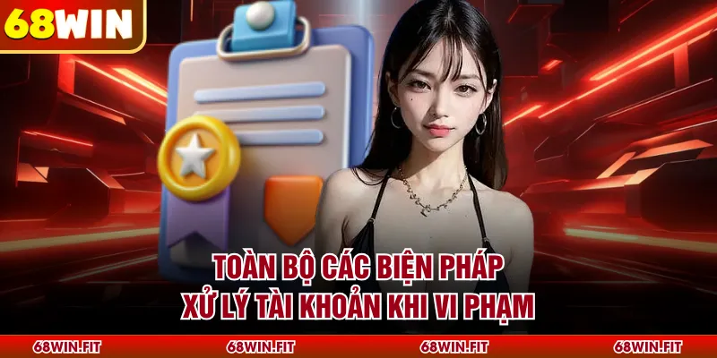 Toàn bộ các biện pháp xử lý tài khoản khi vi phạm