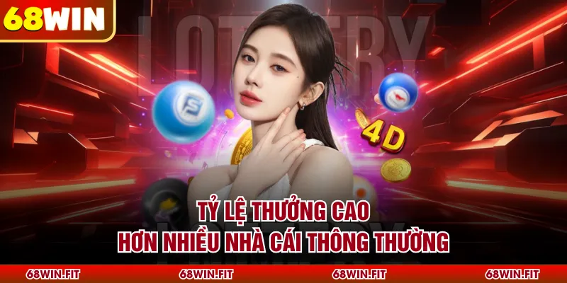 Tỷ lệ thưởng cao hơn nhiều nhà cái thông thường
